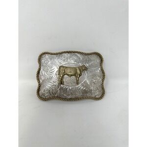 Award Design Livestock Cattle Belt Buckle 4x3"